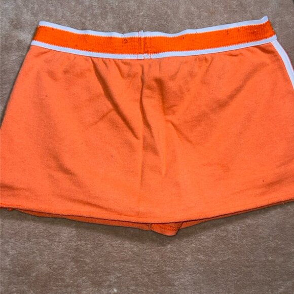 Vintage Swak Women Medium Orange‎ White Mini Sporty Tennis A-Line Skort (B) - Picture 7 of 7